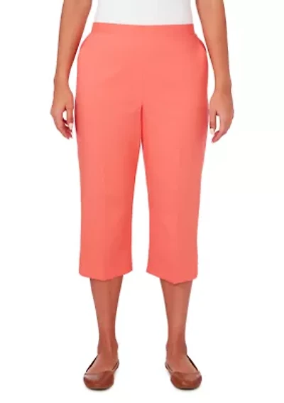 Petite Neptune Beach Capri Pants