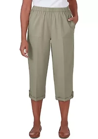 Petite Tuscan Sunset Capri Pants