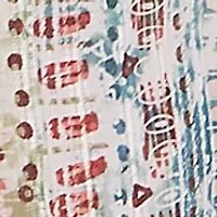 Petite Sedona Sky Vertical Texture Print Top