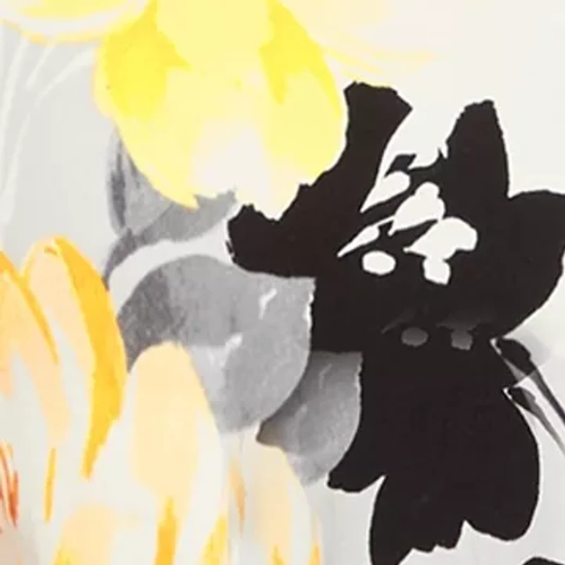 Petite Shadow Floral Print Knit Top