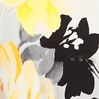 Petite Shadow Floral Print Knit Top