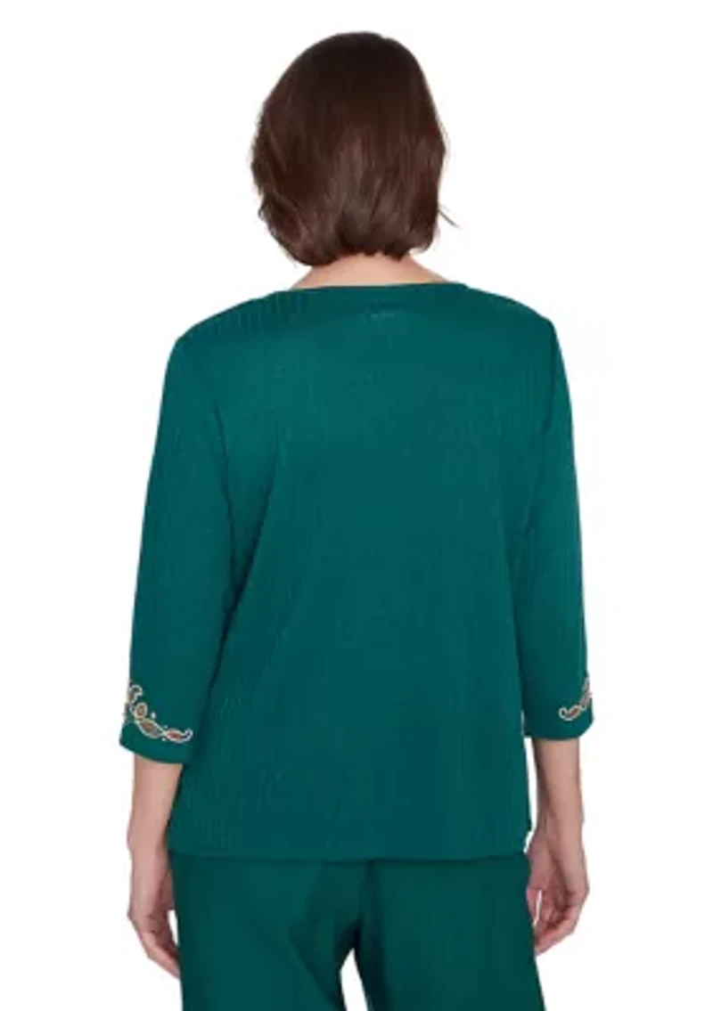 Petite Emerald Isle Center Medallion Embroidery