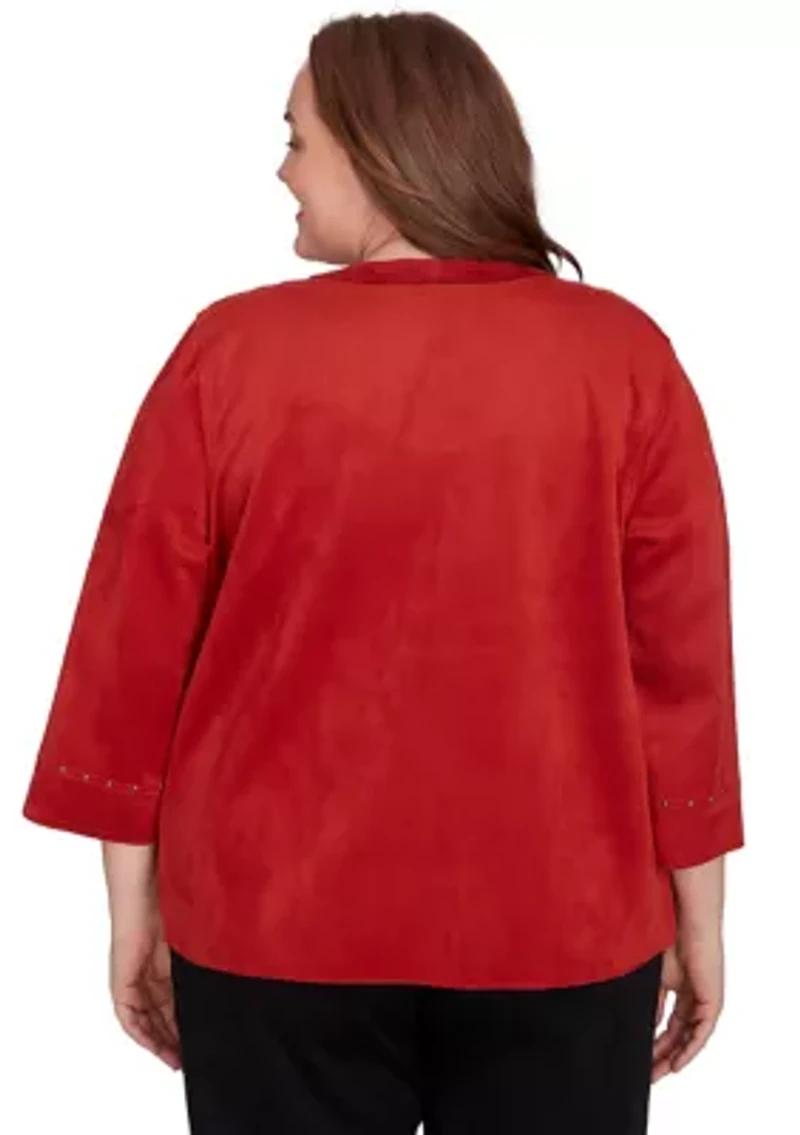 Plus Harvest Moon Suede Jacket