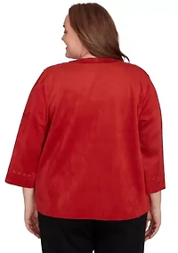 Plus Harvest Moon Suede Jacket