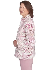 Petite Telluride Medallion Print Cozy Jacket