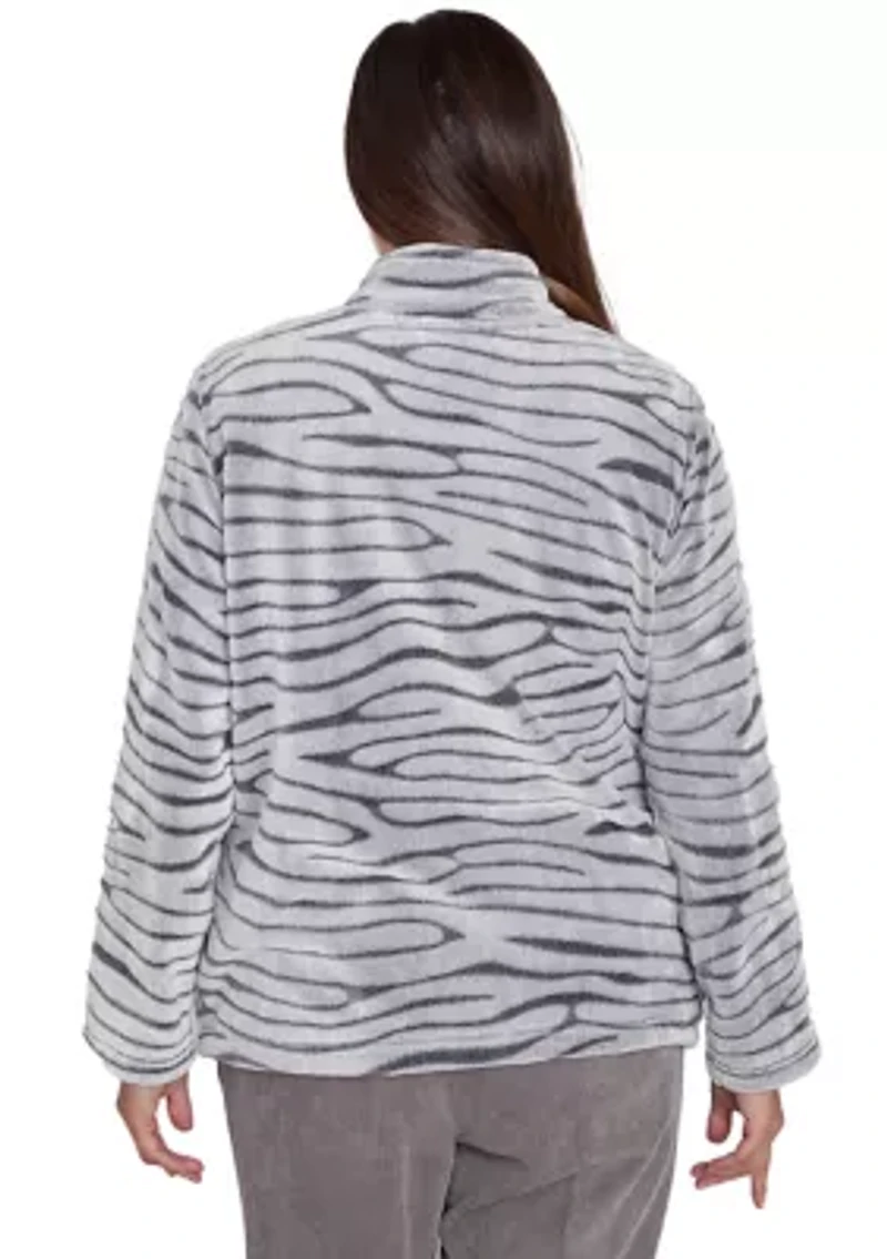 Petite Copenhagen Sculpted Cozy Animal Jacket