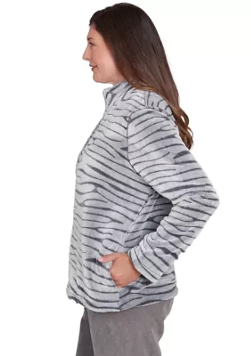 Petite Copenhagen Sculpted Cozy Animal Jacket