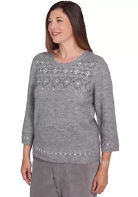 Petite Copenhagen Fairisle Heat Set Sweater