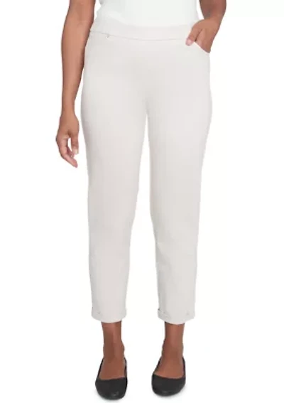 Petite Romancing the Stone Cuffed Ankle Pants