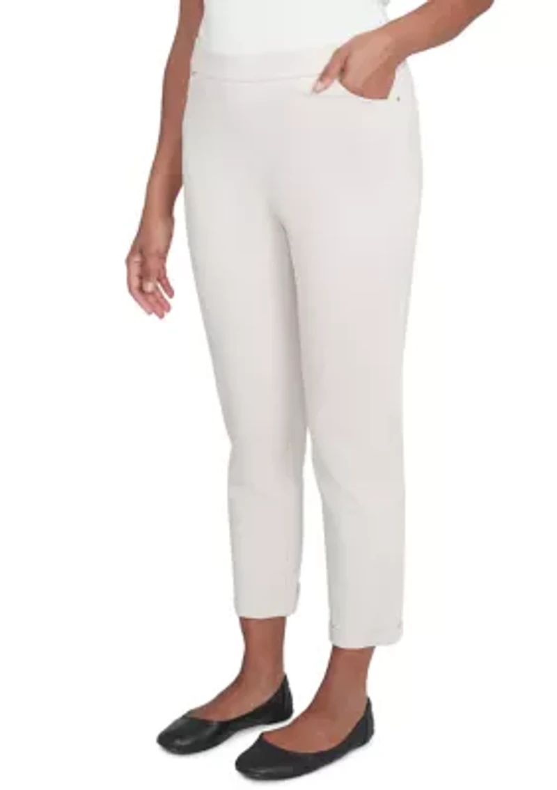 Petite Romancing the Stone Cuffed Ankle Pants