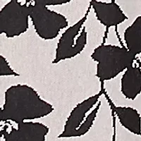 Petite Romancing The Stone Cascade Leaves Printed 2Fer Cardigan