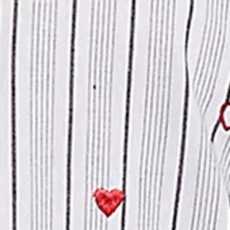Plus Embroidered Button Down Woven Shirt