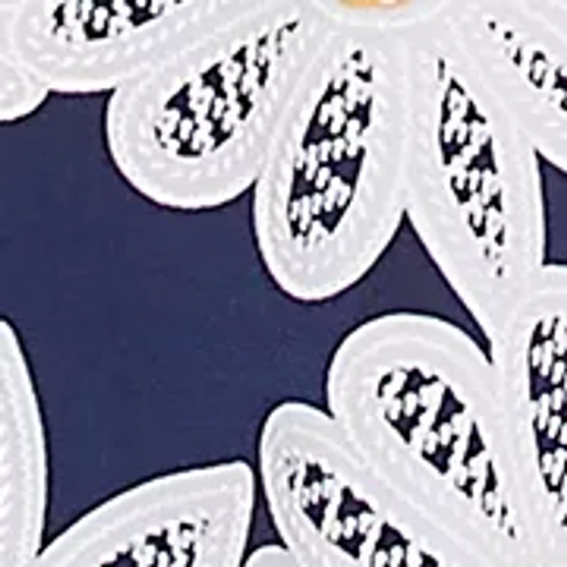 Petite Block Island Daisies Puff Print Top