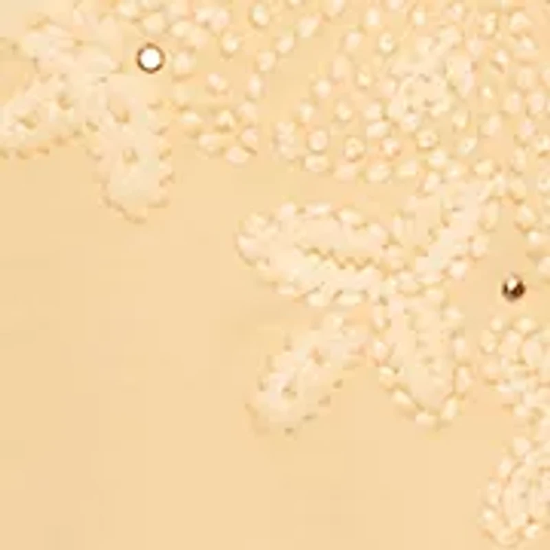 Petite Block Island Tonal Embroidered Yoke Top