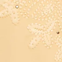 Petite Block Island Tonal Embroidered Yoke Top