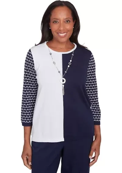 Petite Block Island Color Sweater