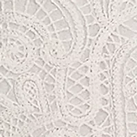 Petite 3/4 Sleeve Lace Knit Top