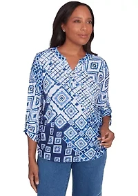 Petite Free Spirit Ikat Patch