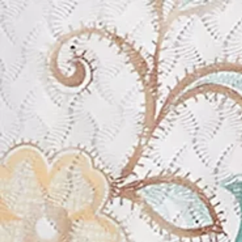 Petite Kensington Gardens Texture Scroll Top