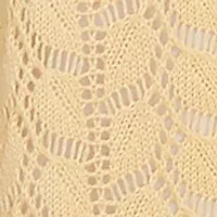 Petite Dress Code Pointelle Stitch 2Fer Top