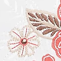 Women's Catalina Island Embroidered Flowers Top