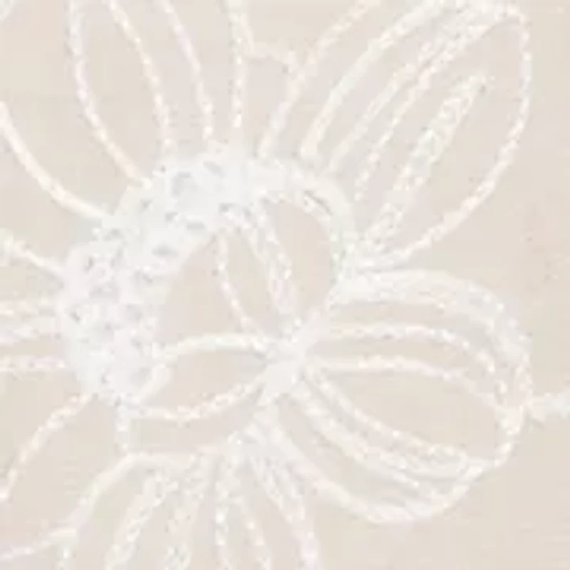 Petite Catalina Island Tossed Flower Embroidery Top