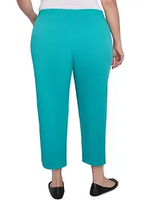 Plus Nantucket Capri Pants with Tulip Edge