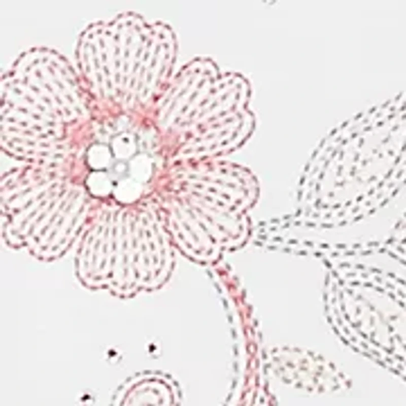 Women's Estate Of Mind Floral Embroidery Top with Eyelet Trim