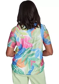 Women's  Parrot Cay Tropical Texture Top