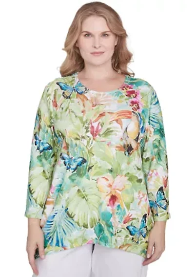 Plus Parrot Cay Tropical Toucan Top