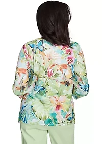 Petite Parrot Cay Tropical Toucan Top