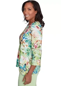 Petite Parrot Cay Tropical Toucan Top