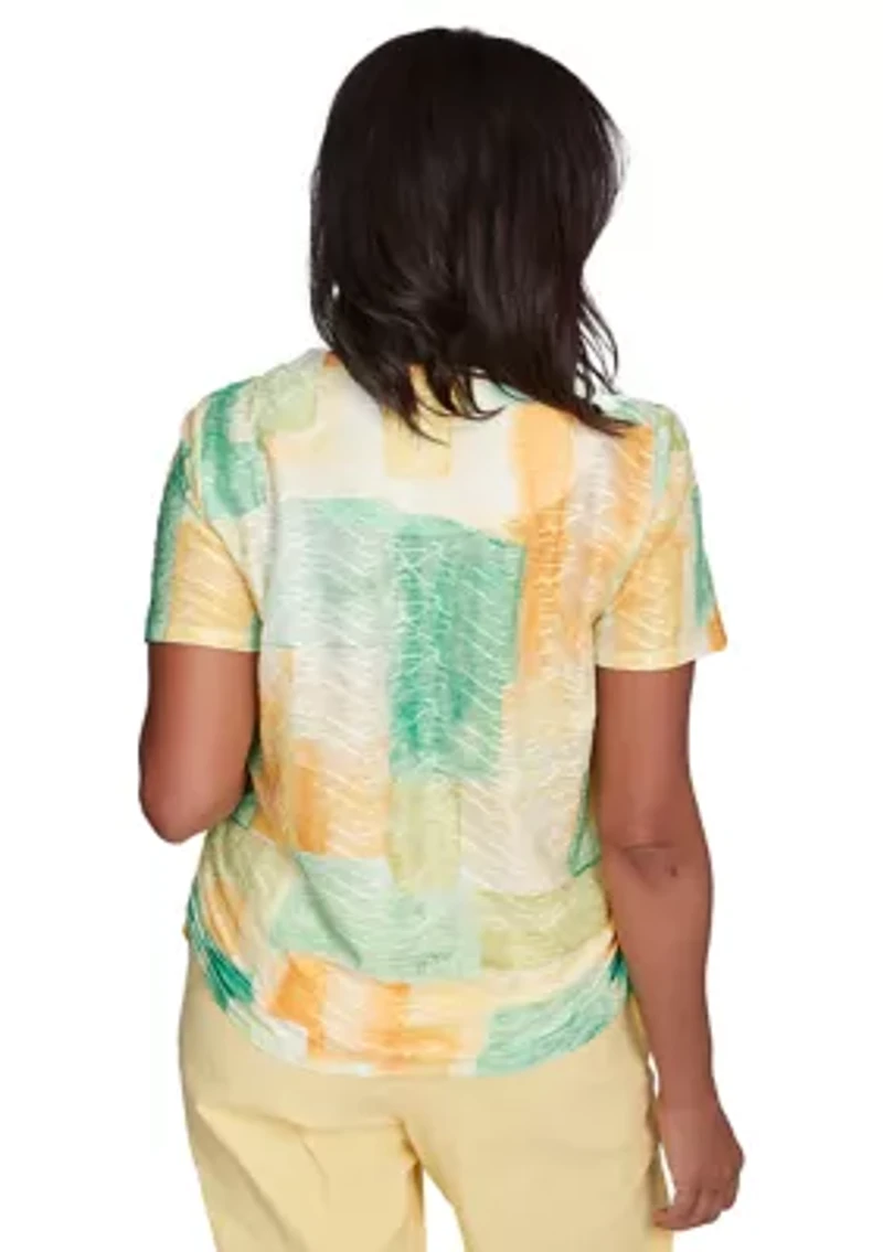 Women's Rise & Shine Patch Texture Top