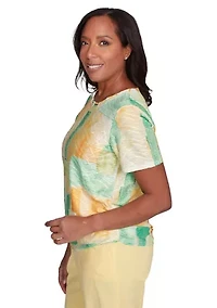 Women's Rise & Shine Patch Texture Top