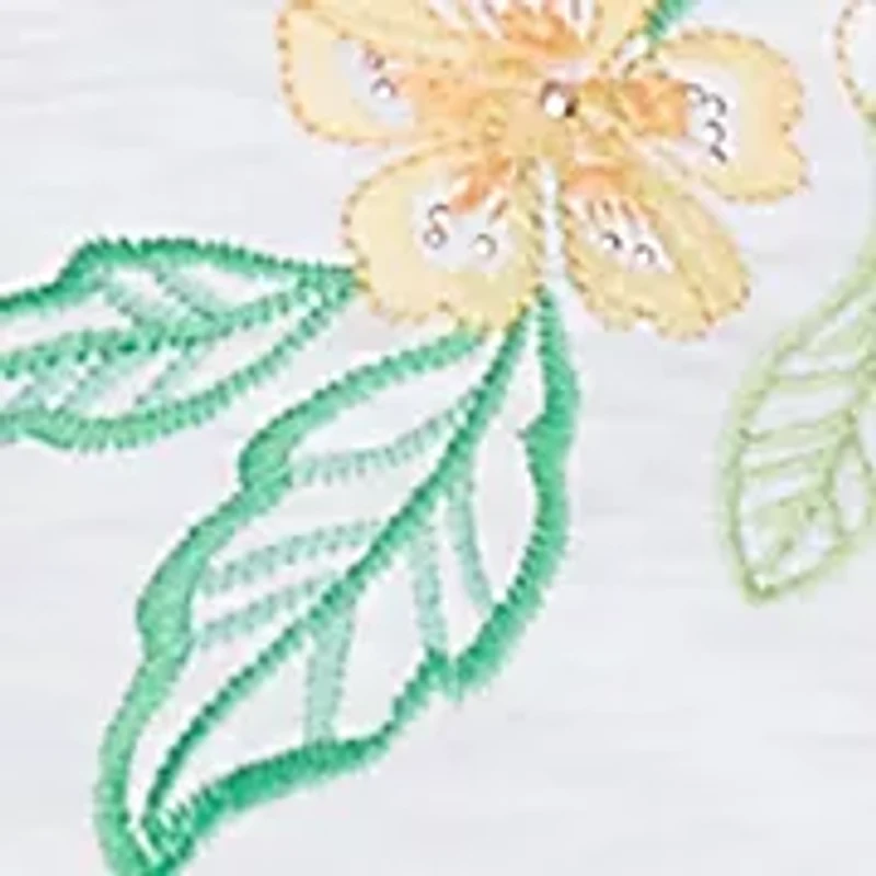 Petite Rise & Shine Embroidered Pineapple Top