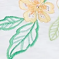 Petite Rise & Shine Embroidered Pineapple Top