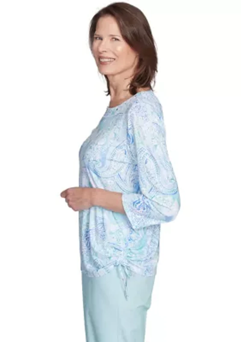 Petite St. Thomas Paisley Top