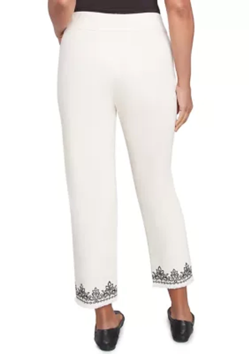 Women's Natural Instinct Medallion Cuff Ankle Pants