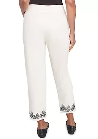 Women's Natural Instinct Medallion Cuff Ankle Pants