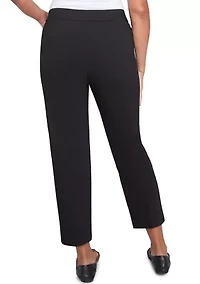 Petite Natural Instinct Embellished Allure Ankle Pants