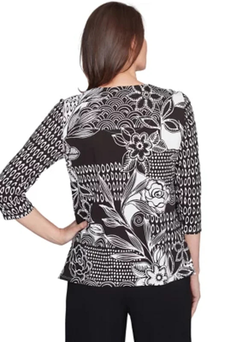 Petite Natural Instinct Monotone Patch