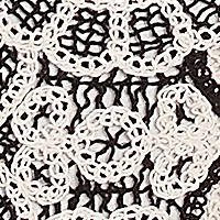 Petite Natural Instinct Crochet Flowers Top