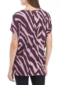 Studio Petite Cap Sleeve Swing Top