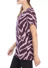 Studio Petite Cap Sleeve Swing Top