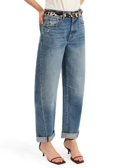 Women's Venice Cuffed Barrel Jeans