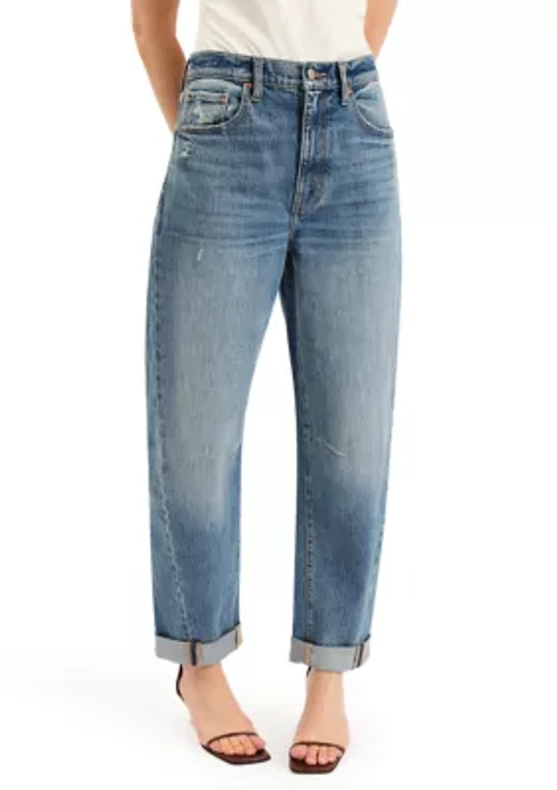 Women's Venice Cuffed Barrel Jeans
