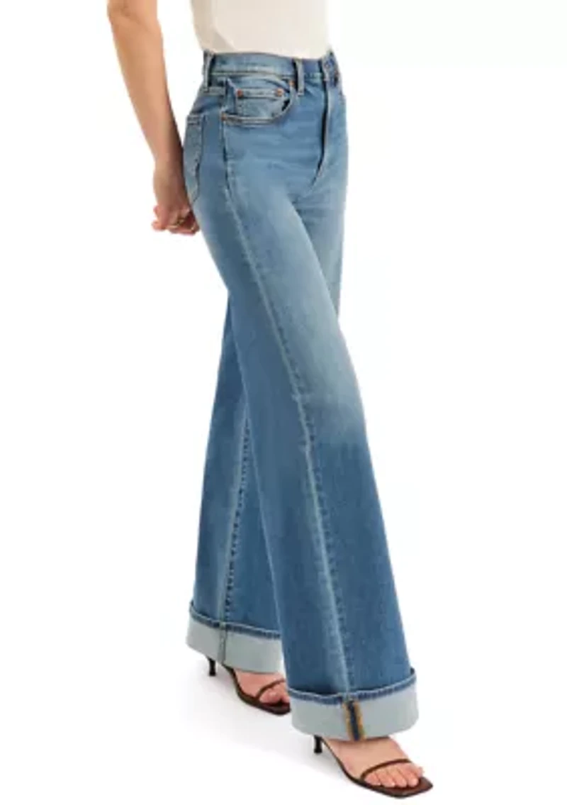 Women's Far Out High Rise Wide Leg Jeans