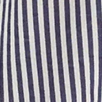 Women's Striped Long Roll-Tab Sleeve Shirt