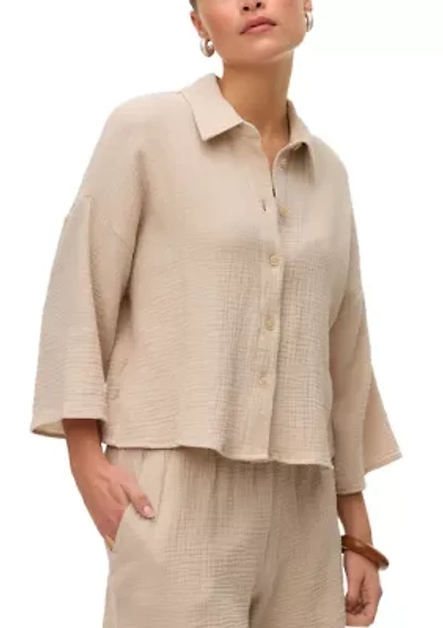 Women's Cropped Shirt