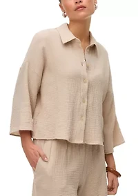 Women's Cropped Shirt